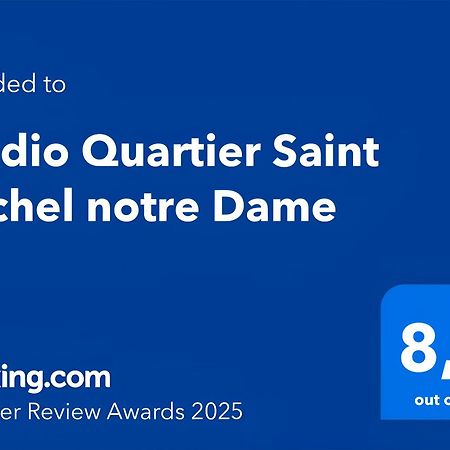 Studio Quartier Saint Michel Notre Dame Free Netflix باريس المظهر الخارجي الصورة